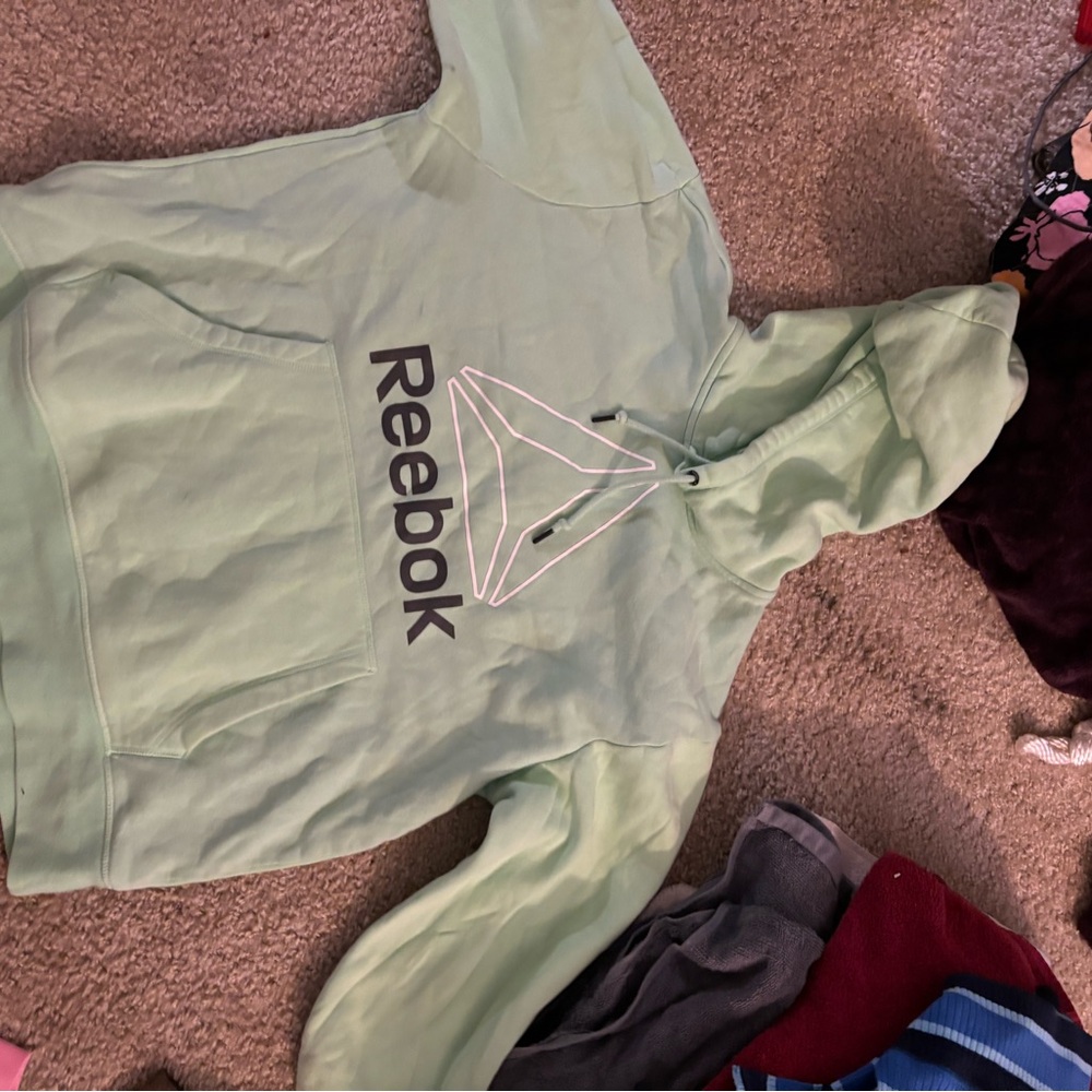 Reebok Light Green Sweatshirt